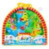 S0823 Коврик детский развивающий Baby Gum set, дуги, погремушки 5шт, 62.5*54.5см, 550гр
