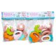 S0826 Погремушки-грызунки детский набор 6шт, пастель, Puzzle baby rattle, 18*22см, 190гр,