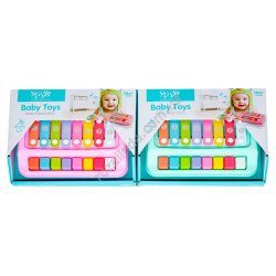 S0880 Пианино дет. муз. Ксилофон 23см Baby toys, 210-9, 25*18*7.5см, 363гр