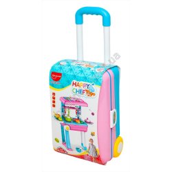 S0883 Игровой набор в чемодане 2в1 'Happy Chef' Шеф повар, 678-206А, 20*35*12.5см, 1177гр