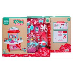 S0894 Игровой набор стол в коробке. 'Mini' Makeup set Косметика, 26дет, 623-1004, 41.5*34*7см, 697г