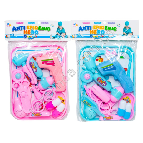 S0842(аналог S0780) Игровой набор Врач Antiepidemic hero, поднос+аксессуары, 228гр