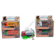 S0902 Машинка Спец.техн. Diecast 14.5см Прицеп с динозаврами, 1:48, инерция, металл, резиновые колеса, звук, свет, 18.5*8.5*7.5с