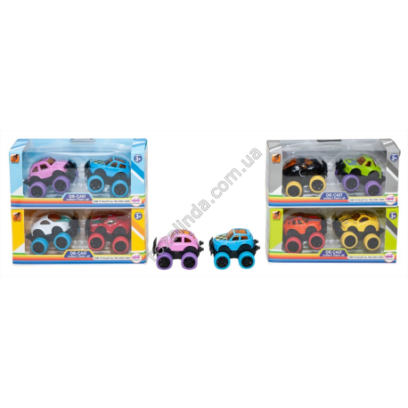S0904 Машинка модель 'MINI Q' Die-cast 6см 2ШТ СПОРТКАРЬ, ALLOY, инерция, металл,резиновые колеса, 16*7*5см,