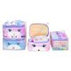 S0917 Косметика 'Pretty animals' в сумочке мех, тени, помада 2шт, разд.пальцев, лак 2шт, кольцо, в кор-ке, 17.5*12.5*9.5см, 223г