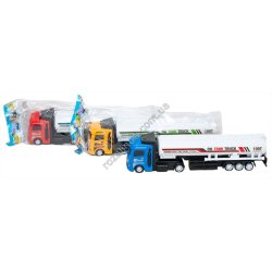 S0922 Машинка Трейлер Цистерна 31см, OIL Tank truck, пластик, инерция, пакет, 31*7.5*6см, 150гр
