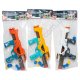 S0965 Пистолет детский 39см + пули-шарики EVA 5шт, Aerodinamic soft bullet gun, 619, пакет, 52*20*6см,285гр