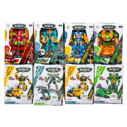 S0973 Игрушка Робот-трансформер, Robot Heroes, короб, 12*17*4.5см, 70гр
