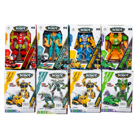 S0973 Игрушка Робот-трансформер, Robot Heroes, короб, 12*17*4.5см, 70гр