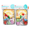 S0974 Игровой набор Фастфуд Пирожные Delicious Party set, поднос + пирог, коктейль, пирожные, мороженое, 15*21*4см, 260гр