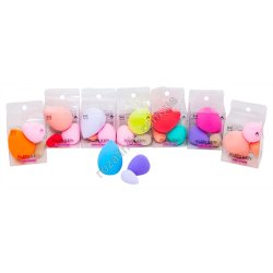 L0013 Cпонж Beauty Blender набор 3ШТ(3яйца*6/4/3.3см), , Powder puff, бокс PVC, 6*7*4см, 23гр