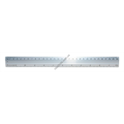 S0568 Линейка алюминиевая 30 см, 30*3см, 13гр