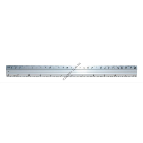 S0568 Линейка алюминиевая 30 см, 30*3см, 13гр