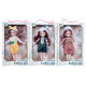 S0944 Кукла шарнирная Beautiful Fashion doll, белое кепи/обруч, одежда в ассортименте, 21*6.5*34см, 288гр.
