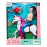 S0948 Кукла барби 29см Наездница, шарнирная,+лошадь, Qjoele, L5750, 26.5*33*8см, 492гр.