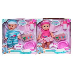 S0980 Кукла Пупс 28см музыкальн., Cute baby, горшок, бутылочка, слюнявчик, короб, 8005, 30.5*10*31.5см, 522гр