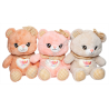 S0715 Мягкая игрушка Мишка Sweet 40см, звездочки в глазах, 40*21*24см, 730г