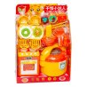S0731 Игровой набор Кухня-кафе 'Мастер кулинарии', плита, мультиварка, кух.гарнитур + аксессуары, пластик, слюда, 22*10.5*3см, 4