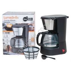 Е0118 Кофеварка капельная (фильтрационная) LumaBella + заварник 750мл, 550-650W, LB-54002, 21*17*27.5см, 946гр