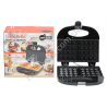 Е0122 Вафельница LumaBella LВ-58035, 700W, пластик. корпус, квадр.венские вафли, 23*9*22.5см, 835гр,