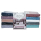 Т0465 Постельное белье сатин резинка двусп. ПОЛОСКА однот. 'Deep sleep' 4pcs: 180*220см/160*200+25см/48*74см(2шт), 1970гр