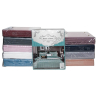 Т0466 Постельное белье сатин резинка евро ПОЛОСКА однот. 'Deep sleep' 4pcs: 200*230см/180*200+25см/48*74см(2шт), 2150гр
