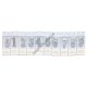 L0032 Свечи цифры д/торта 4 см, 12/д, бокс PVC, 3 цвета, 4*9.5*1.3см, 9гр