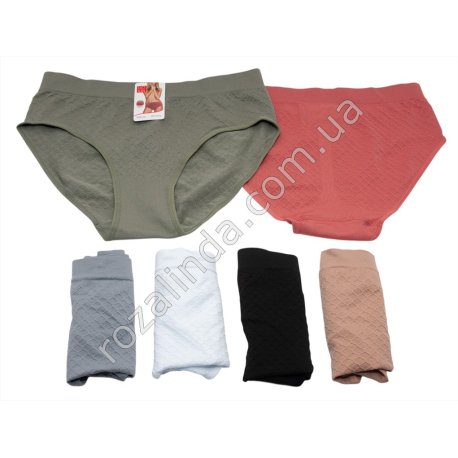 Т0534 Трусы женские УТЯЖКА Брифы 12/д, UOKIN норма, Size М-2XL, полиэстер, К4002, 33*27см, 47гр