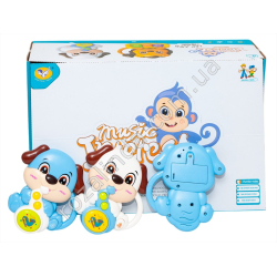 L0060 Игрушка дет. муз. собачка 12см, звуки, ритмы, мелодии, дисплей, на батар, 12*11.5*3см, 12/д