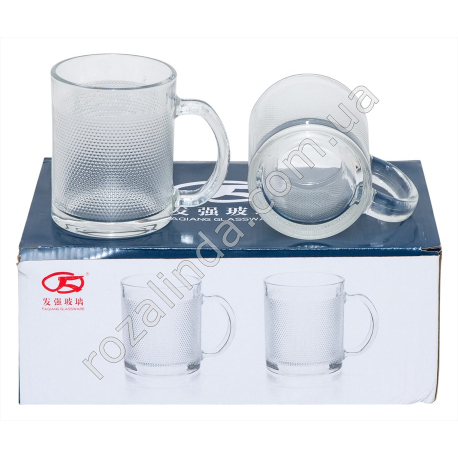 S0177 Чашка стекло 1ШТ матовая рис., жемчужина, 280мл, 'Aldan mug' Red cherry, ZB13D, 7.5*9.5см, 280гр, 6шт/уп, 12уп/ящ