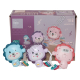 L0004 Погремушка детская Львенок 13см, 12/д, Baby gift, прорезыватель, свет, музыка, на батар., HY, 13*13*3см, 93гр
