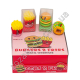 L0104 Точилка для карандашей одинарная 'Burger & Fries', 16/д, фастфуд, короб PVC, JMBY, 2318, 3.3*3.3*5см, 28гр