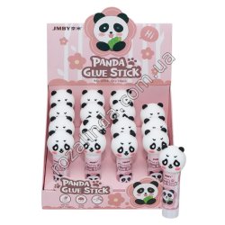 L0117 Клей карандаш 'Panda' 9g,16/д, Панда, силик.фигурка, JMBY, В2354, 8.6см, 27гр