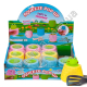 L0170 Игрушка антистресс-давилка, "Лягушка в башне", 12/д, d-6.5см h-6см, 70гр