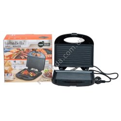 Е0148 Гриль-тостер Luma Bella LB-58051, 750W, пласт. корпус,прямоуг.бутербр, прижимной, 24*9.5*23см,
