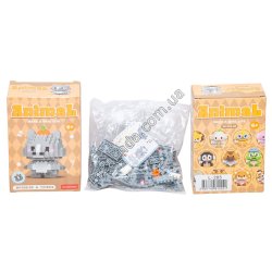 L0285 Конструктор лего Мини „Animal“ Носорог, 131дет, 8*4*11см, 37гр