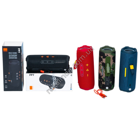 Е0174 Музыкальная колонка „Мини“ B55/FP7, 1200mA, DC5V, FM, USB, AUX, TF, TWS, Type-C, режим работы 3-6 часов, 435гр