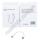 L0233 Переходник для наушников 11,5 см, Mini jack to tyhe-C, коробка, 6,5*8*1,5 см, 3 г