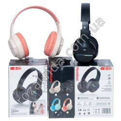 L0249 Наушники наклад. б/др, Fashion UID-65, подсветка, 350mAh, вст.микр., sound&full bass, 32om, TF, Bluetooth, R-10м, AUX, 6 ч