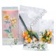 L0276 Конструктор лего „Loz“ Eternal Flowers MINI, букет фиалка/хлопок 1658, 456дет , 9.5*5.8*22см, 185гр