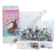 L0279 Конструктор лего “Loz” Eternal Flowers MINI, дерево сакура 1661, 426дет , 9.5*5.8*22см, 205гр