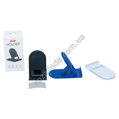 L0295 Кронштейн-подставка для телефона настольный, складной, Mini Holder, 022-6, 4,9*9*7,5 см
