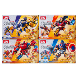 L0341 Конструктор лего LW Aheroes, 164-169дет, 8/д, 24.5*16*4.5см, 144гр.
