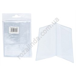 L0349 Обложка для паспорта с прозрачным окном из PVC, 200 мкм, 13*19 см