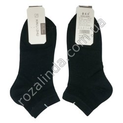 Т0337 Носки женские хлопок короткие, 10/д, пятка с бортом 'hello Y' черные. 22-25см(36-41р),85%, 20*7.5*7.5см, 26 г