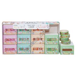 L0385 Лента декоративная с клейким слоем 4ШТ 1.5см*2М, 12/д, Planet rabbit, Кролик, 6.2*4.3*4.3см, 20гр.