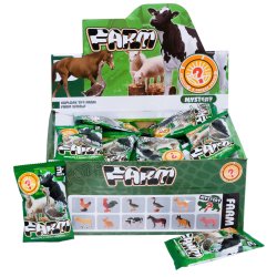 L0585 Іграшка-сюрприз фігурка, 48/д, «Домашні тварини» в ас., Farm, пластик, 7,5*13 см, 9 г