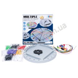 L0653 Настільна гра "Multiple Ways to Play" 4 в 1, включає чотири ігри на логіку та кмітливість, YZ01-4, 652 г