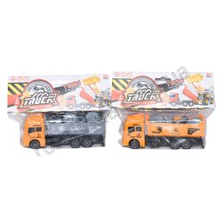 L0696 Машинка Спец.техн. Самосвал 15см, + камни, Truck Team, пластик, пакет, S240C, 19*14*4.5см, 80г