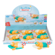 L0725 Детская игрушка заводная водная, 6/д, 'Бобер серфер', YS687, 13см, 66 г